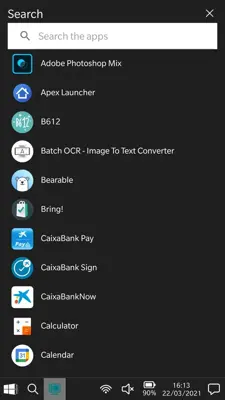 Win-X Launcher (No Ads) android App screenshot 2